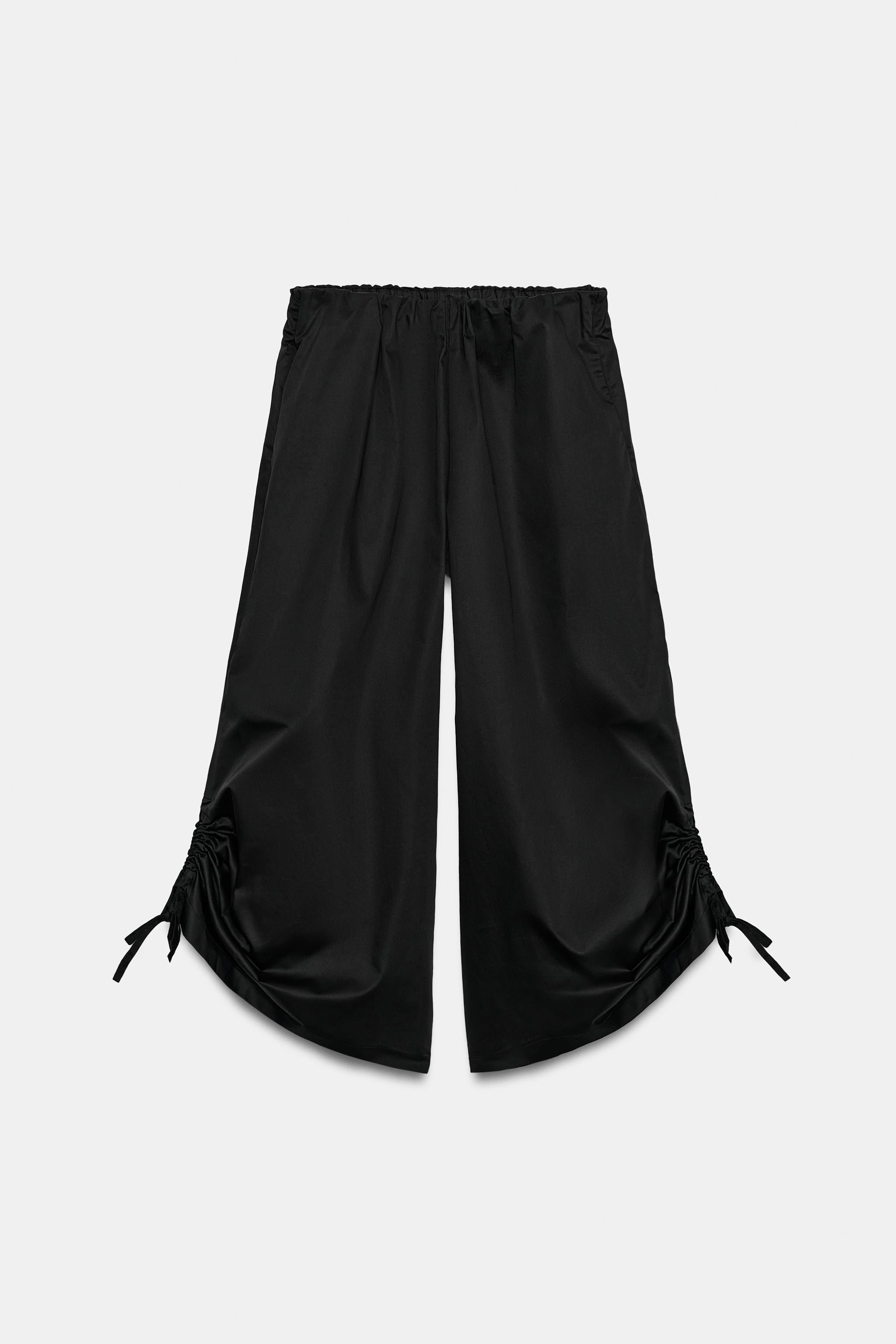 ADJUSTABLE HEM CULOTTE PANTS